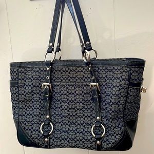 Authentic Coach Blue handbag